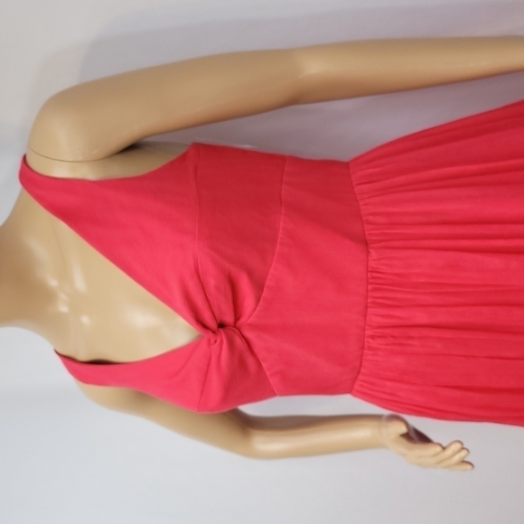 J Crew Smoked pink Sleeveless V Knot neck - Picture 4 of 17